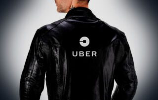 Jaqueta da Uber como simbolo da sua Cultura organizacional