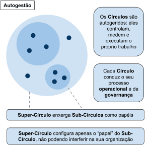 Os círculos e subcírculos na Holacracia